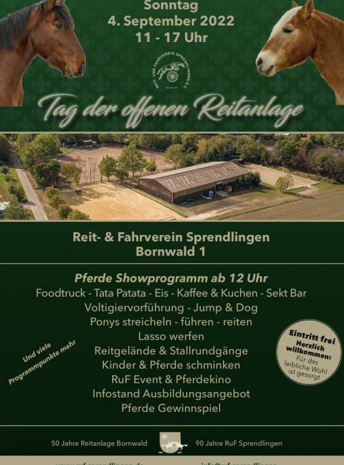 Tag der offenen Reitanlage