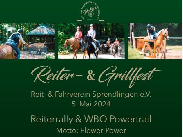 Zeitplan Reiter- und Grillfest 2024
